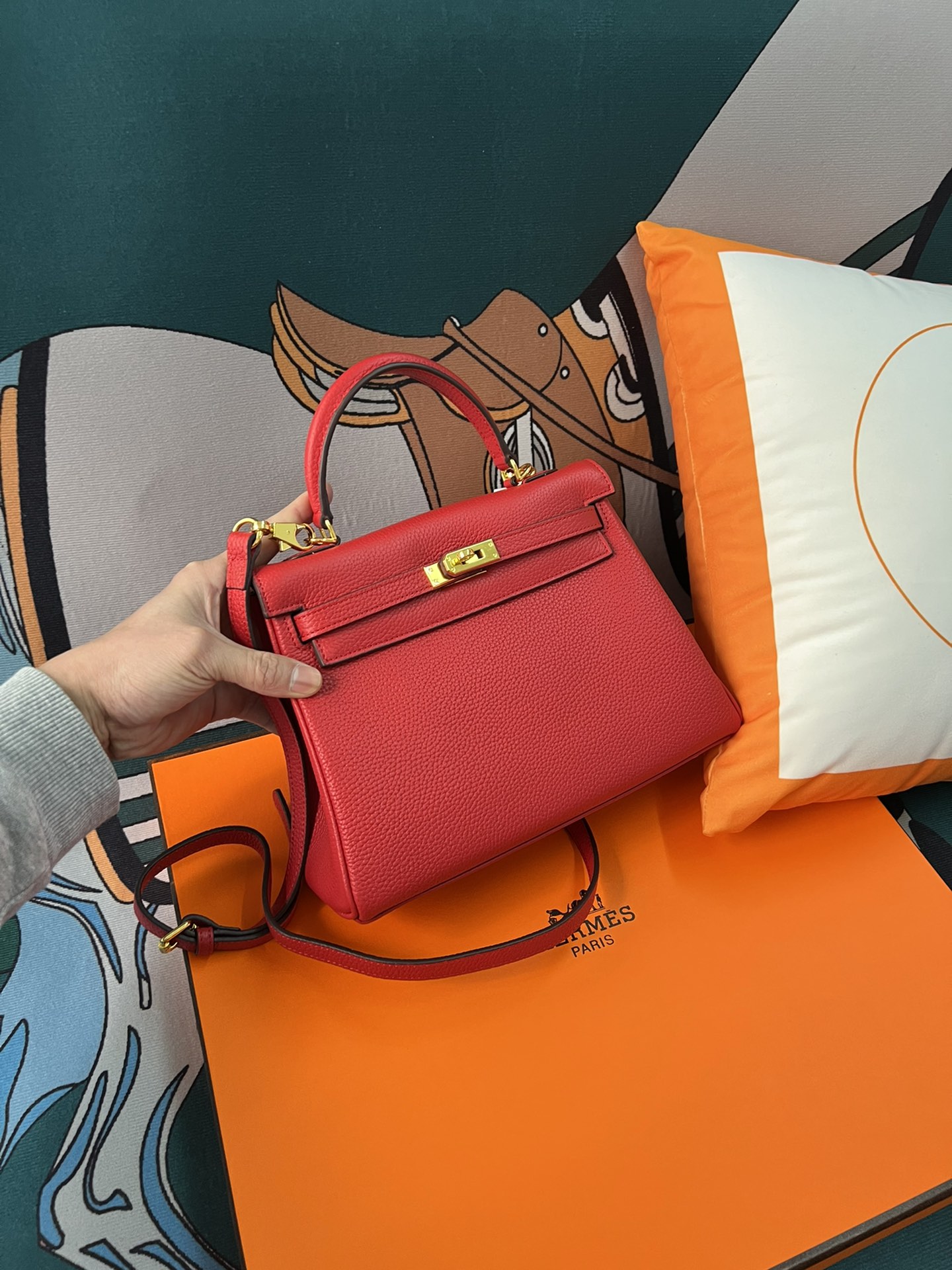 HERMES(エルメス) kelly 25 28 ケリー ハンドバッグ ゴールド金具 2 WAY -6色