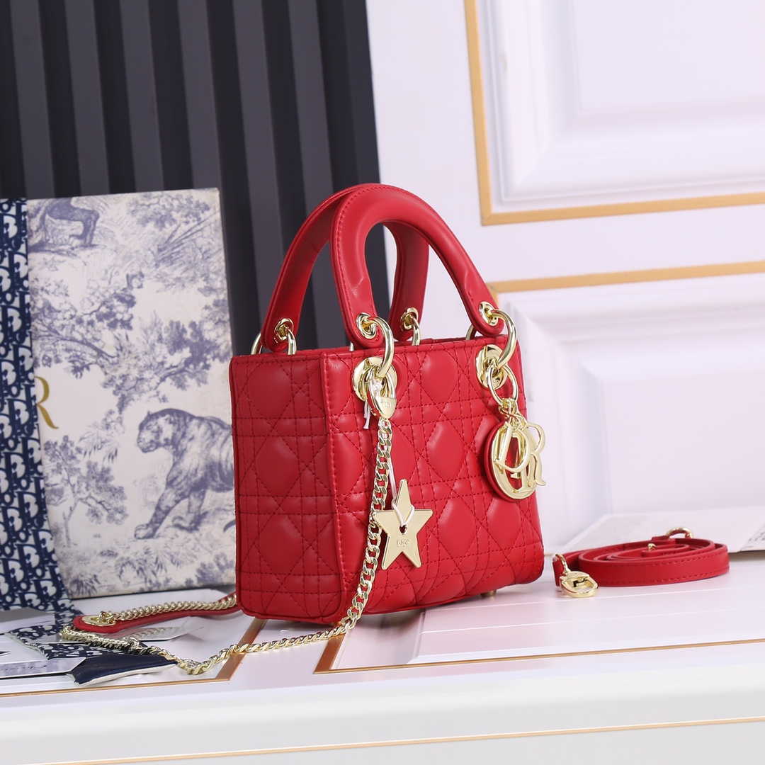 【ディオール】Dior lady 17 x 7.5 x 14cm -6色