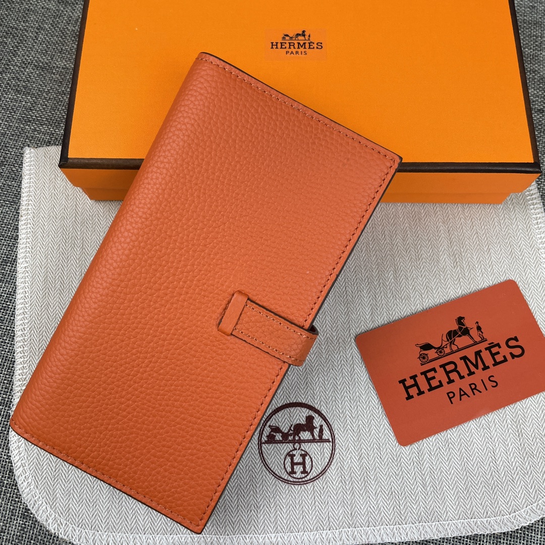 【Hermes 】二つ折り財布  9X17.5 CM -6色