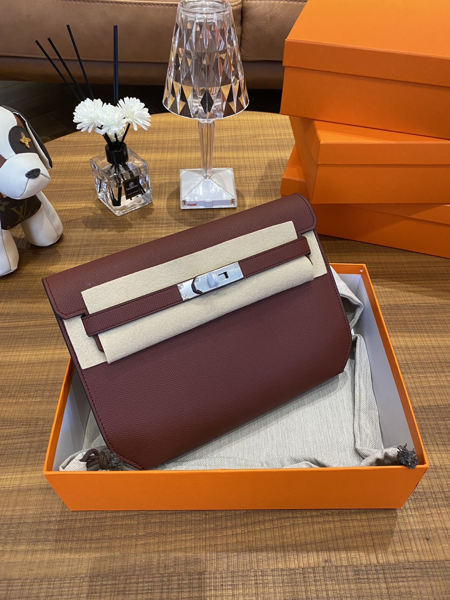 【Hermes 】kelly depeches 25 epsom  25*19*4 CM -8色