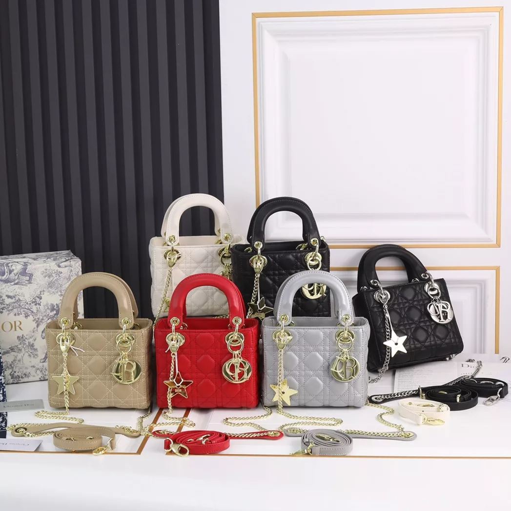 【ディオール】Dior lady 17 x 7.5 x 14cm -6色