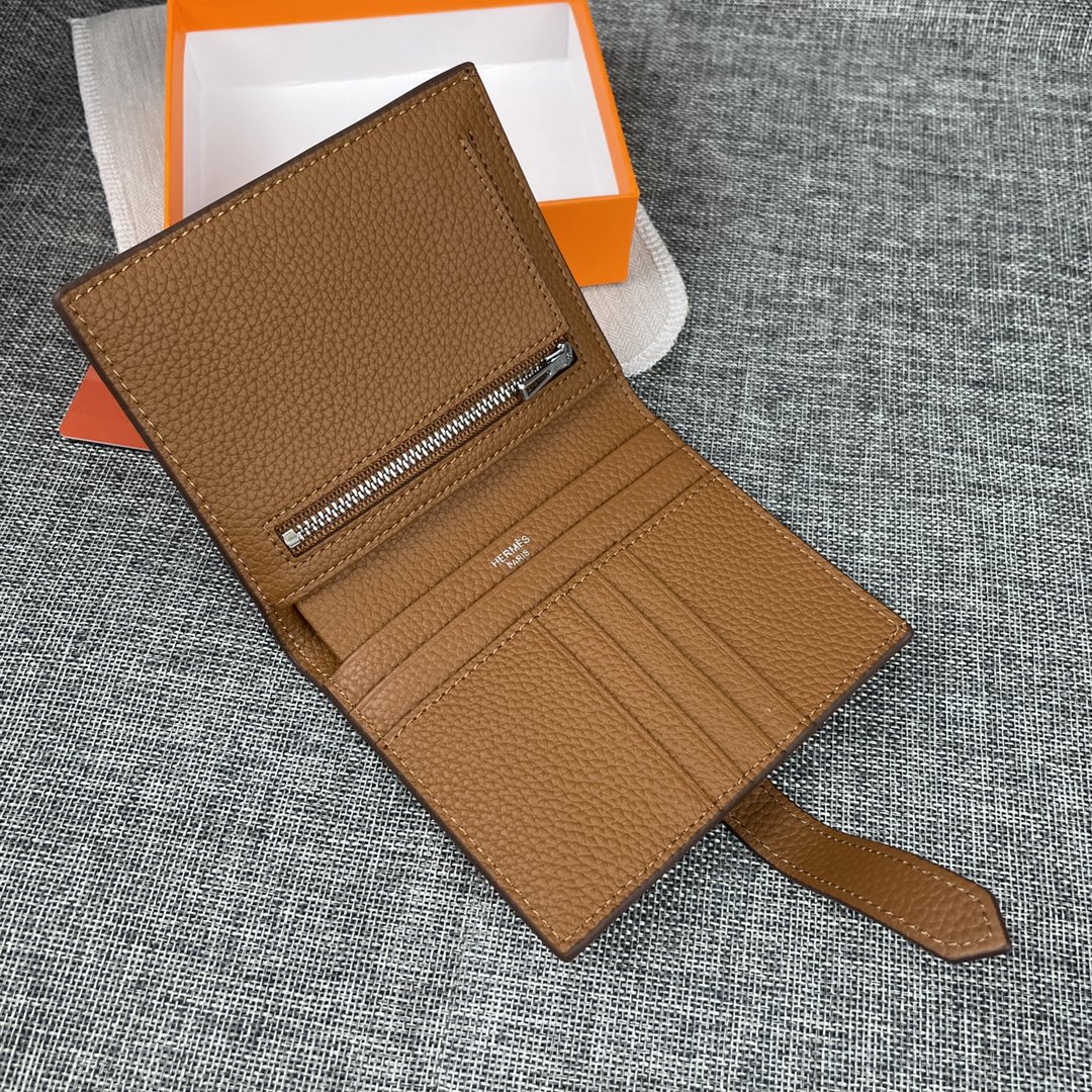 【Hermes 】二つ折り財布  10*12CM  -6色