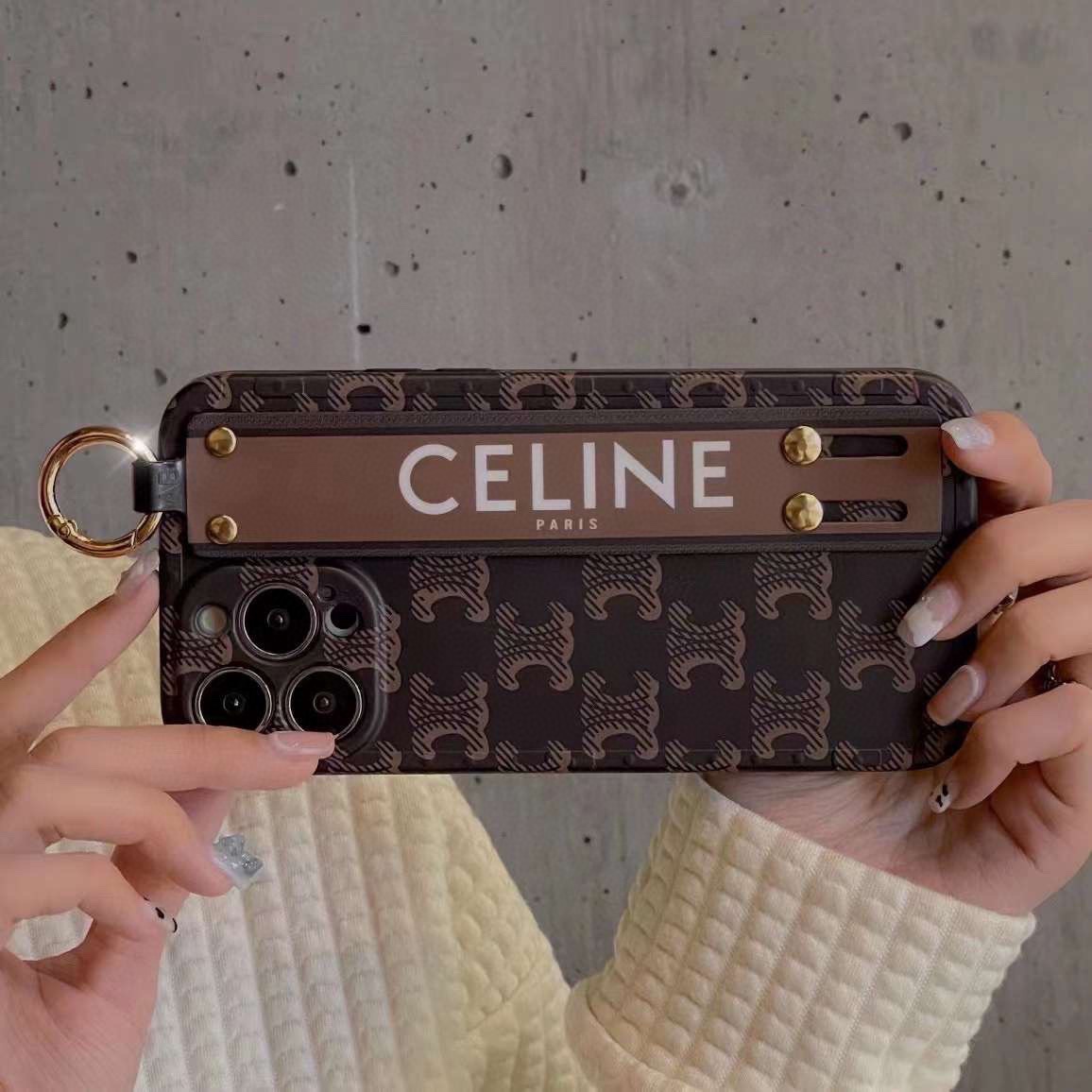 【スマホケース】 CELINE 携帯カバー