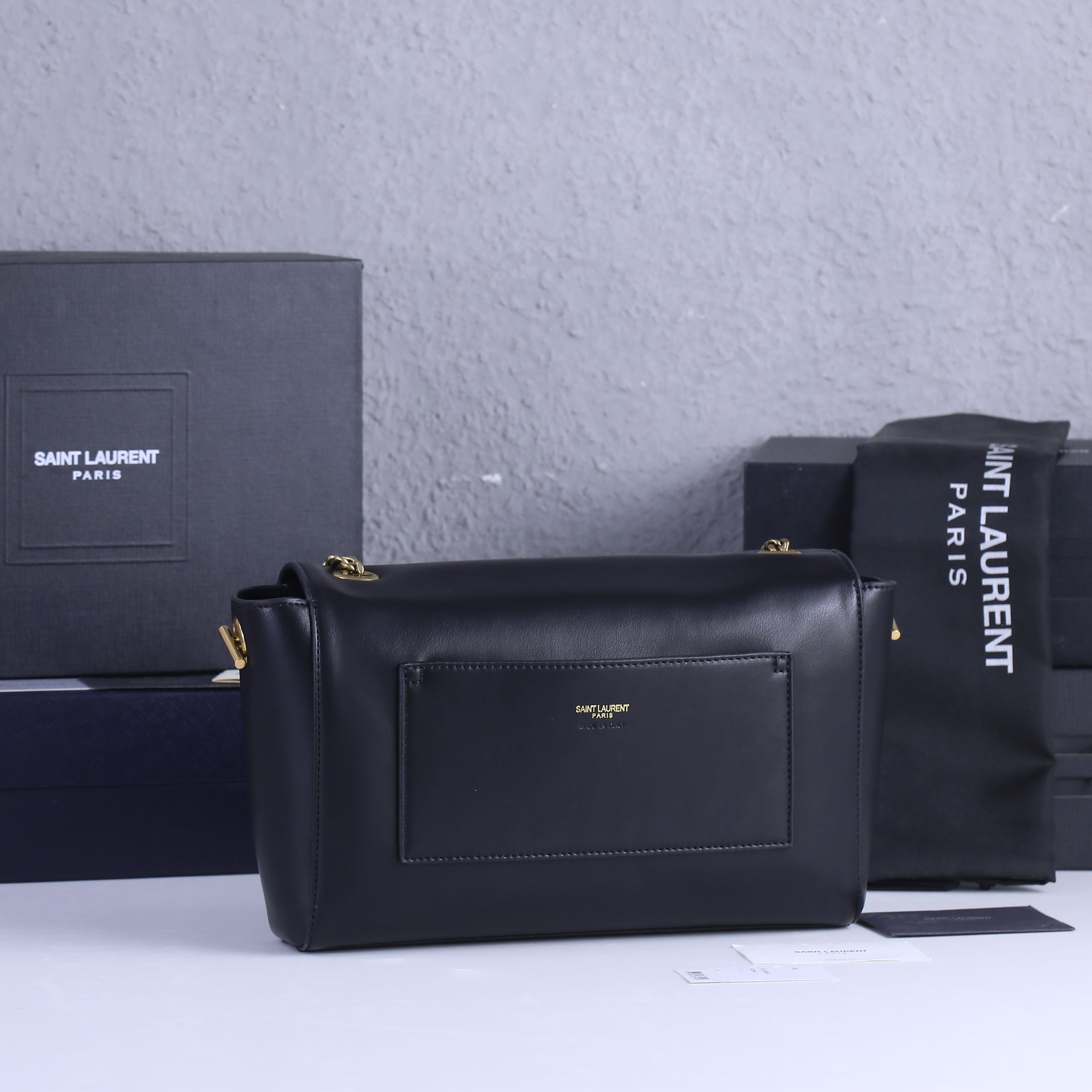 【SAINT LAURENT】  サイズ: 28.5  20.0  6.0 CM