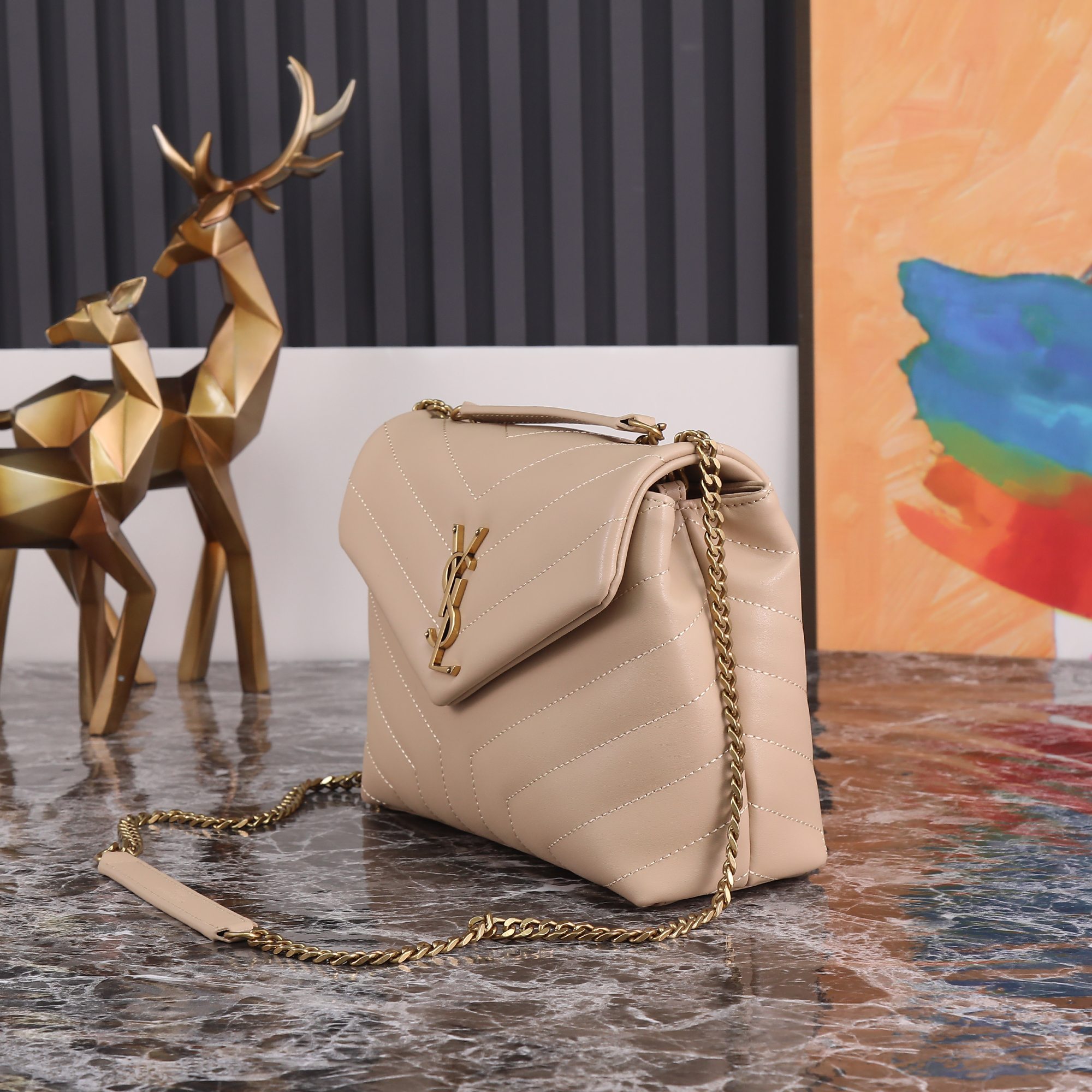 【SAINT LAURENT】  サイズ: 24x15x5cm