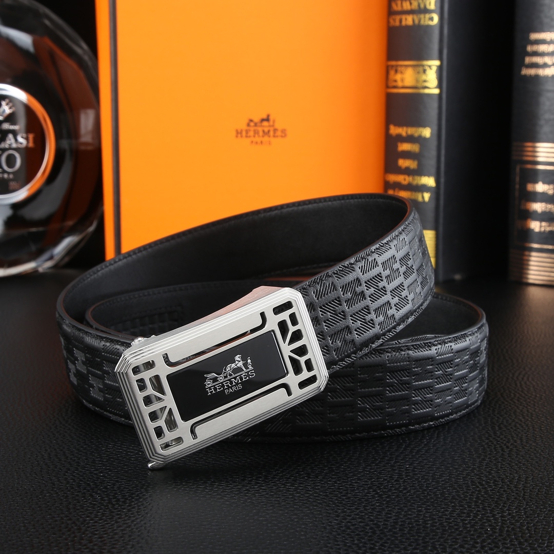 【Hermès】  幅：3.5CM 長：105-125CM  -2色