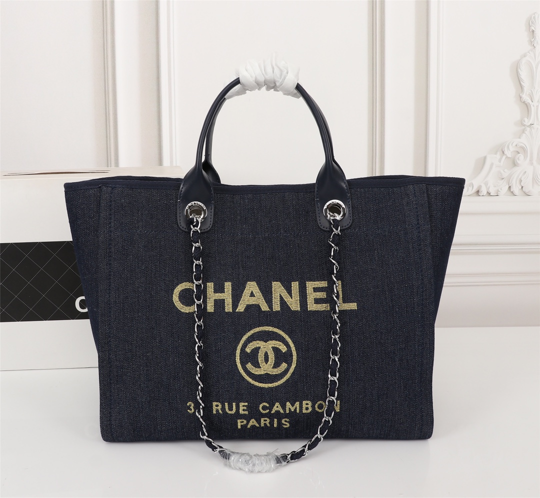 【シャネル】TOTE 38x30x12cm -12色
