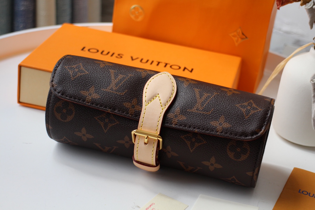 【LOUIS VUITTON】腕時計収納ケース  20x8x8cm -3色