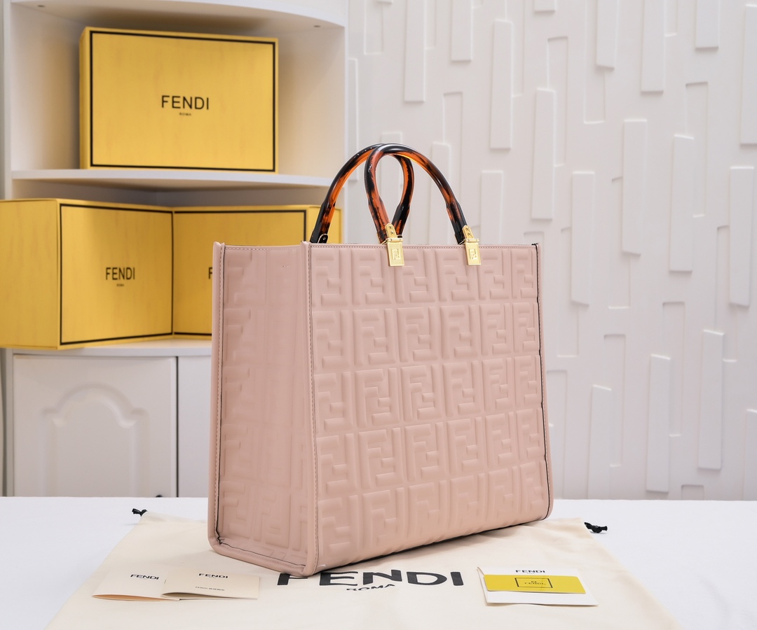 【FENDI】shine tote   サイズ: 35x17x31cm -4色