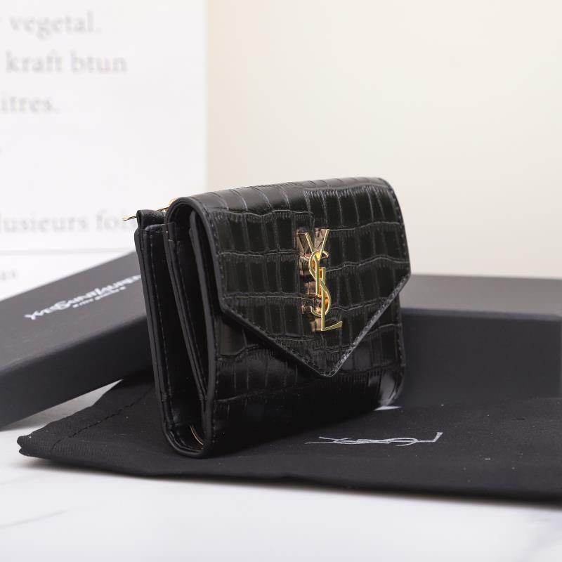 【Yves Saint laurent】ミディアム ウォレット 12·5*10*2.5cm -3色
