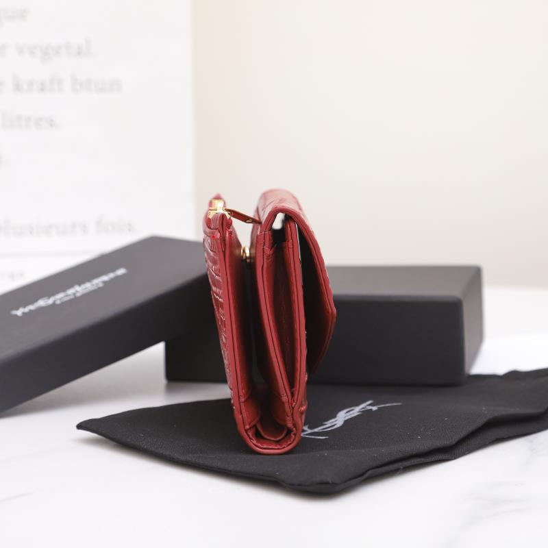 【Yves Saint laurent】ミディアム ウォレット 12·5*10*2.5cm -3色