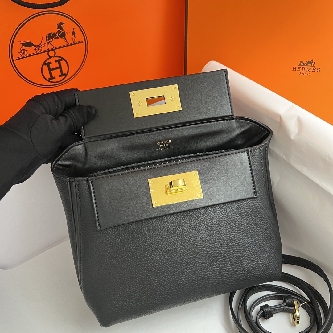 【Hermes 】Mini 2424  Evercolor K1  21*16*6 CM -4色