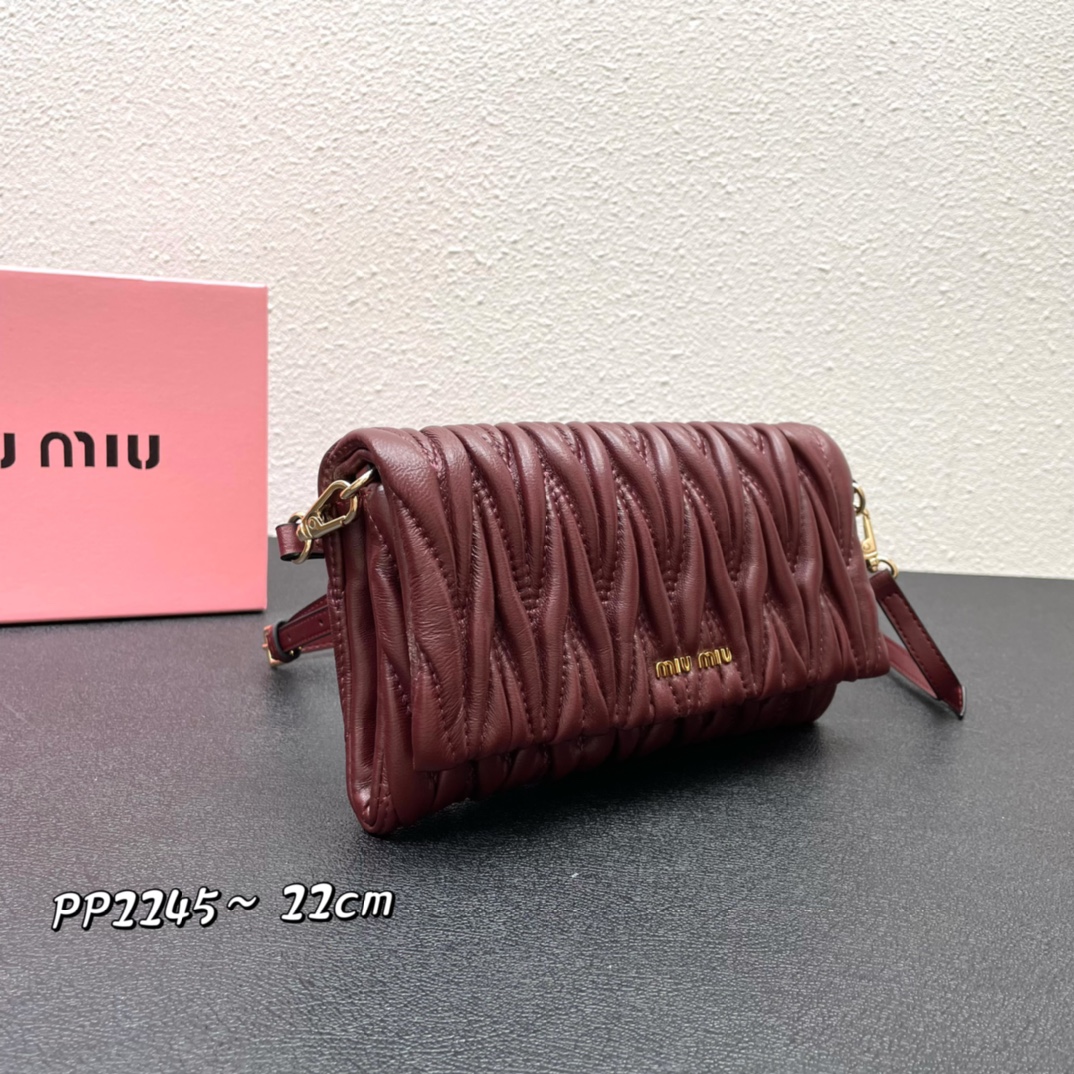 【MIUMIU】22x14x4cm  -4色