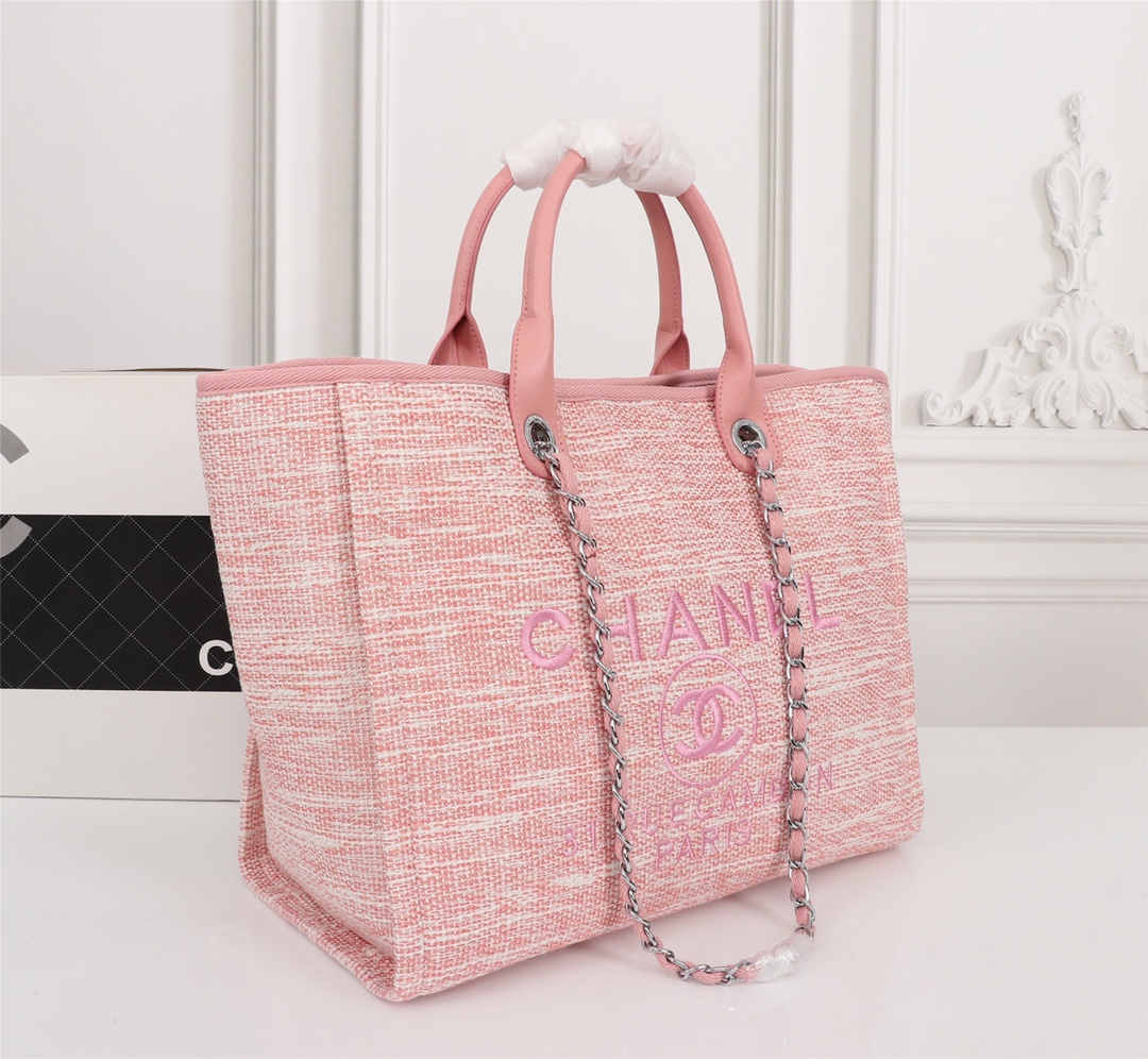 【シャネル】TOTE 38x30x12cm -12色