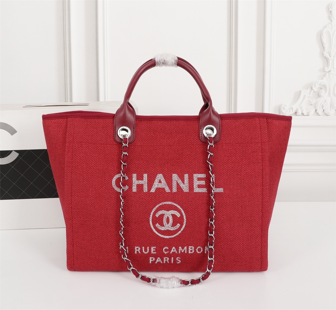 【シャネル】TOTE 38x30x12cm -12色