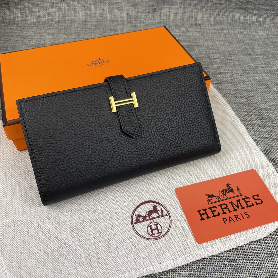 【Hermes 】二つ折り財布  9X17.5 CM -6色