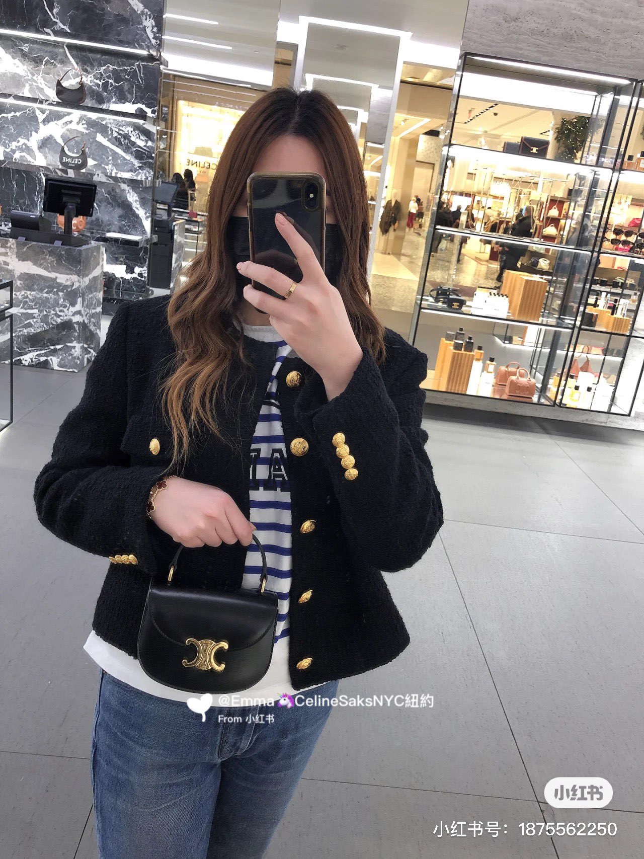 【CELINE】  サイズ:16.5*12*5CM -5色