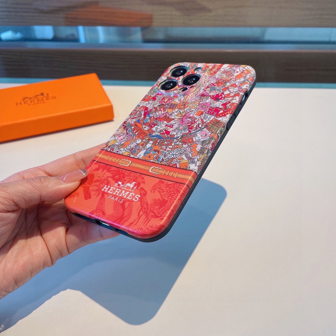【スマホケース】Hermer 携帯カバー   -2色