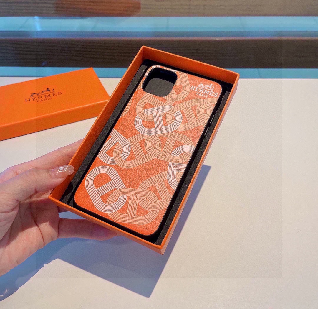 【スマホケース】Hermes 携帯カバー   -2色