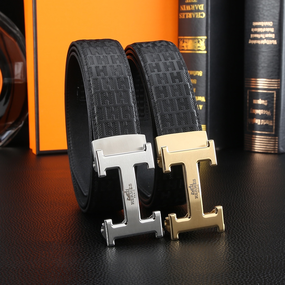 【Hermès】  幅：3.5CM 長：105-125CM  -2色