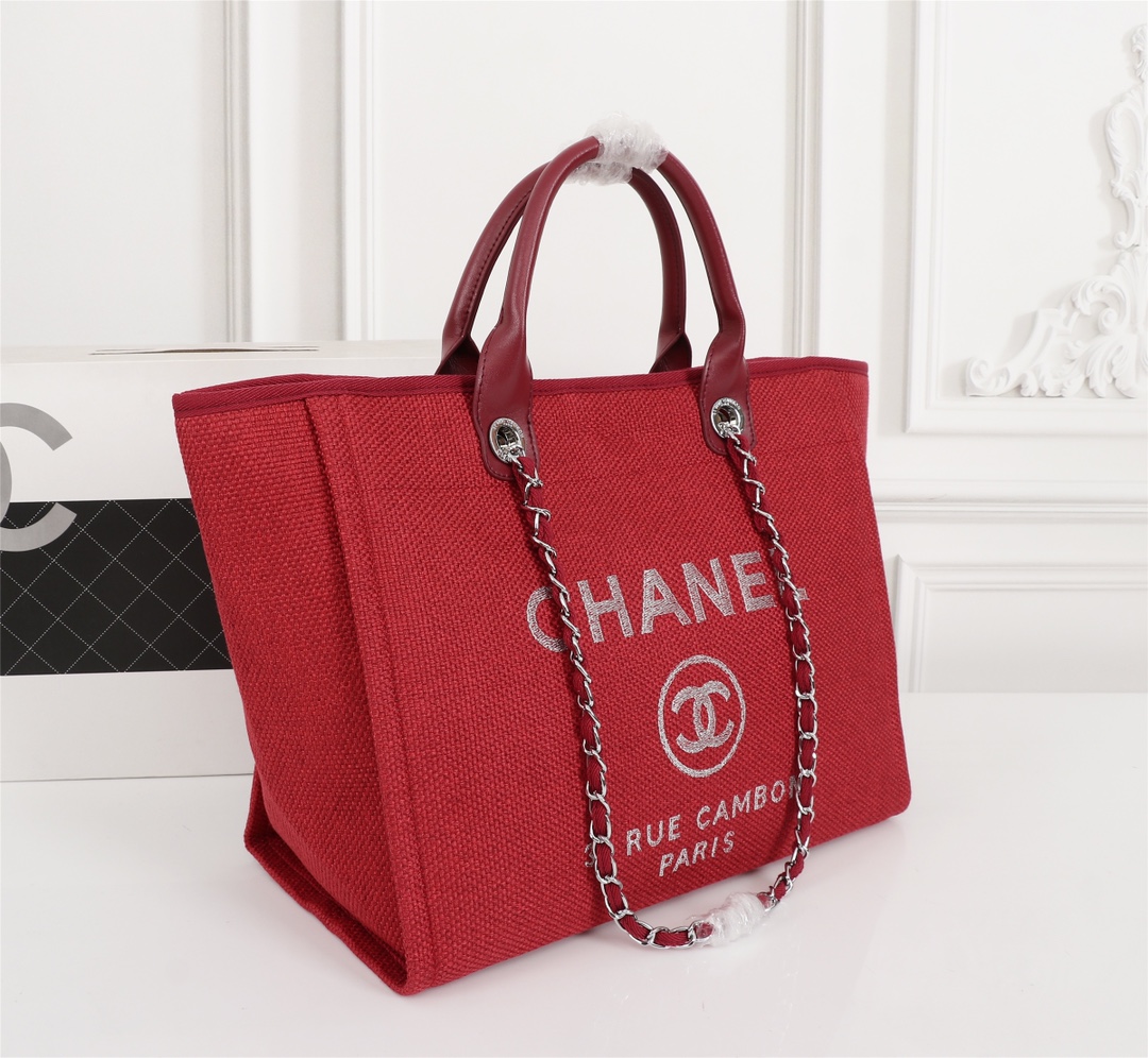 【シャネル】TOTE 38x30x12cm -12色