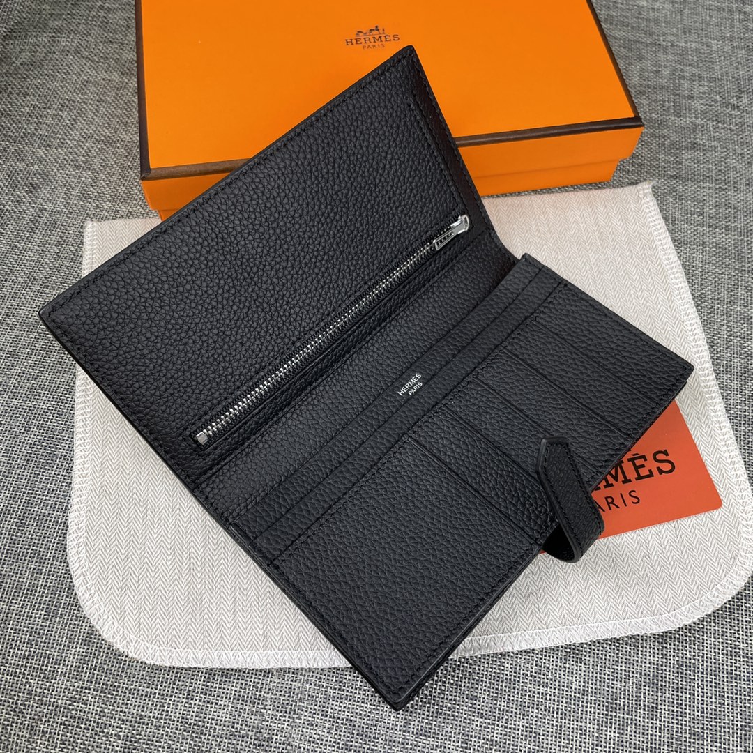 【Hermes 】二つ折り財布  9X17.5 CM -6色