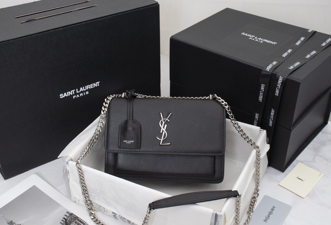 【SAINT LAURENT】sunset   サイズ: 22x16x9cm -2色