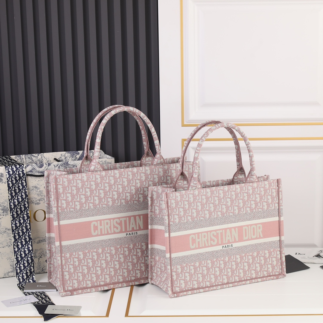 【DIOR】BOOK TOTE  -26.5x21x14CM -36x20x15cm-4色
