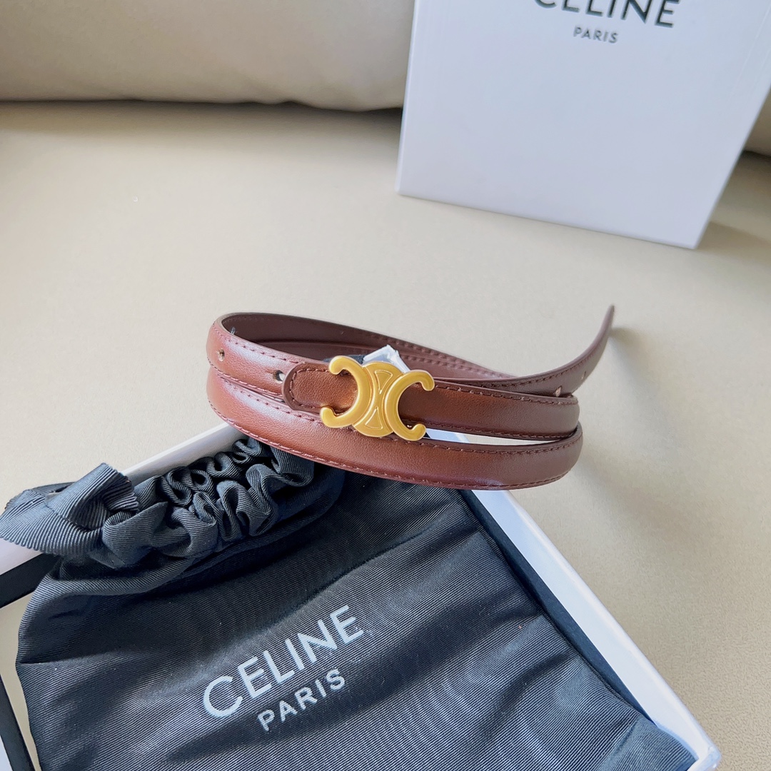 【Celine】 レディース  幅：3.5CM 長：95-115CM  -7色