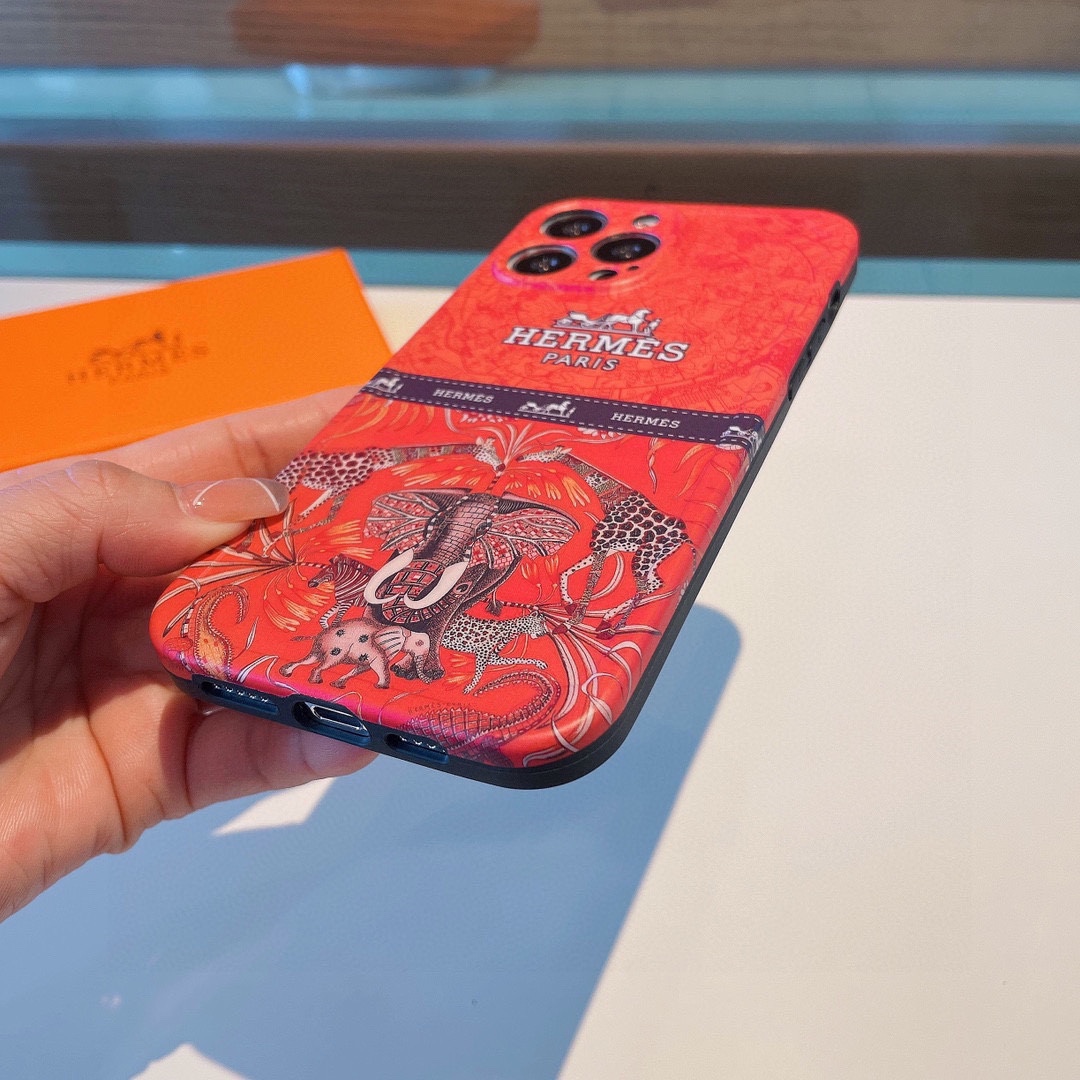 【スマホケース】Hermer 携帯カバー   -2色
