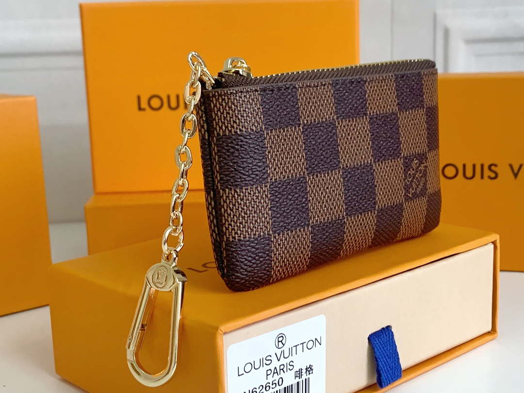 【LOUIS VUITTON】Damier   12x7cm -5色