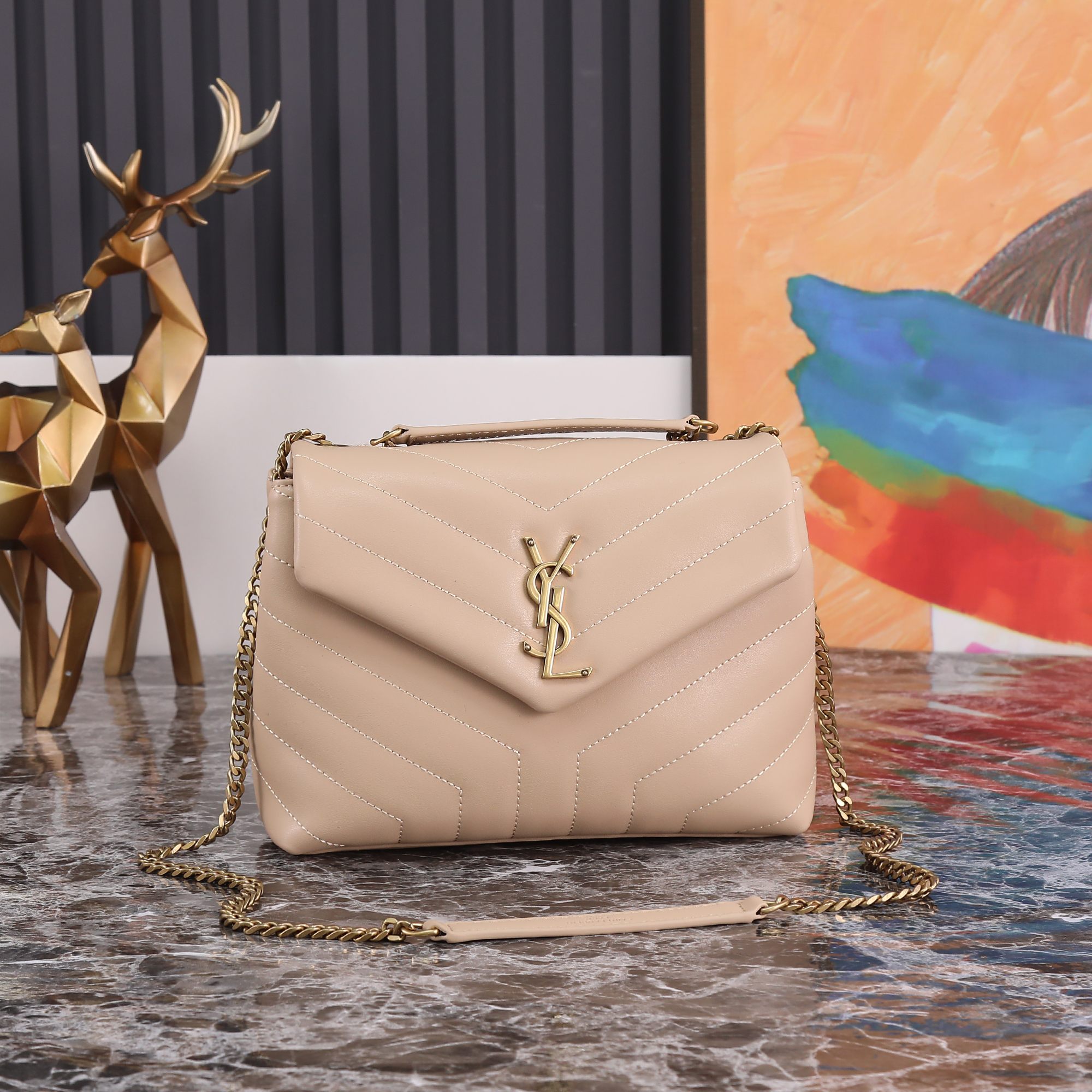 【SAINT LAURENT】  サイズ: 24x15x5cm