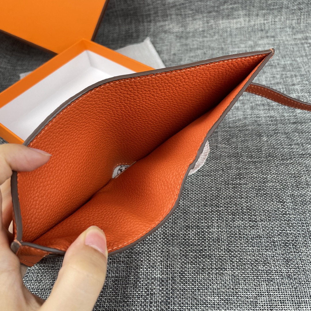 【Hermes 】二つ折り財布  10*12CM  -6色