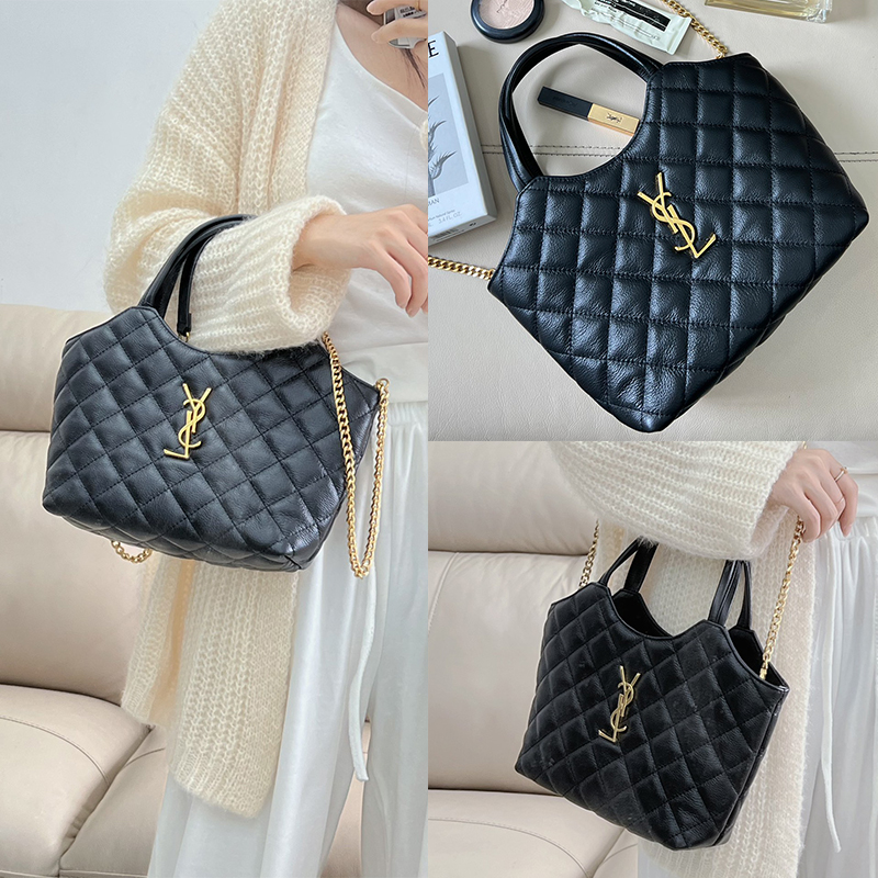 【SAINT LAURENT】  ICARE サイズ: 24×18×6cm