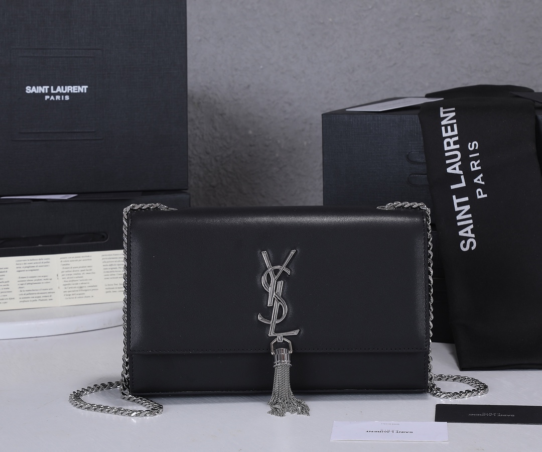 【SAINT LAURENT】  サイズ: 24x14x5cm -2色