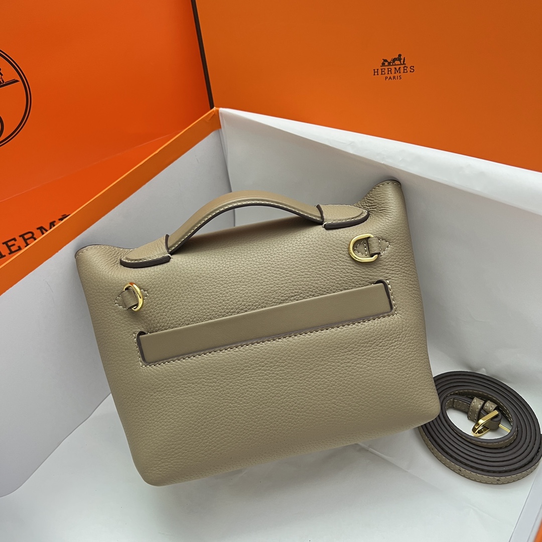 【Hermes 】Mini 2424  Evercolor K1  21*16*6 CM -4色