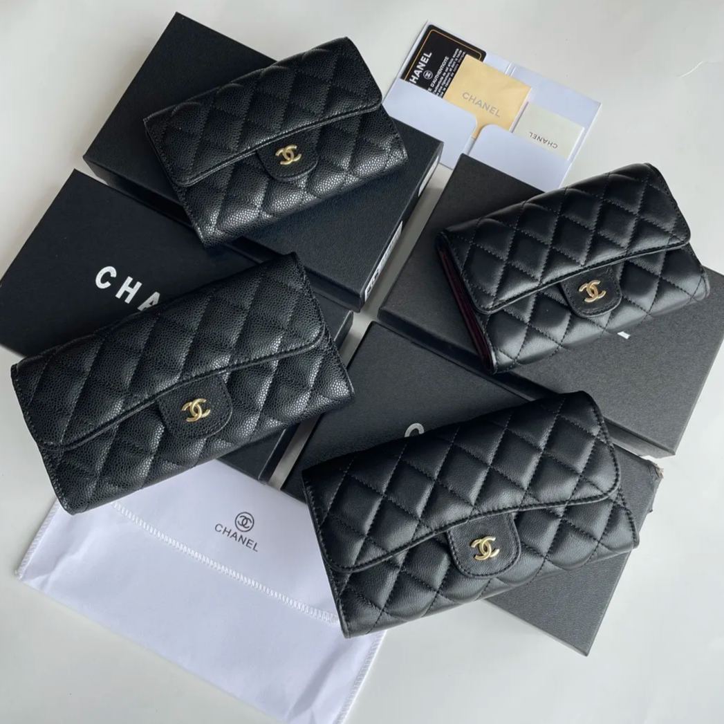 【CHANEL 】三つ折り財布