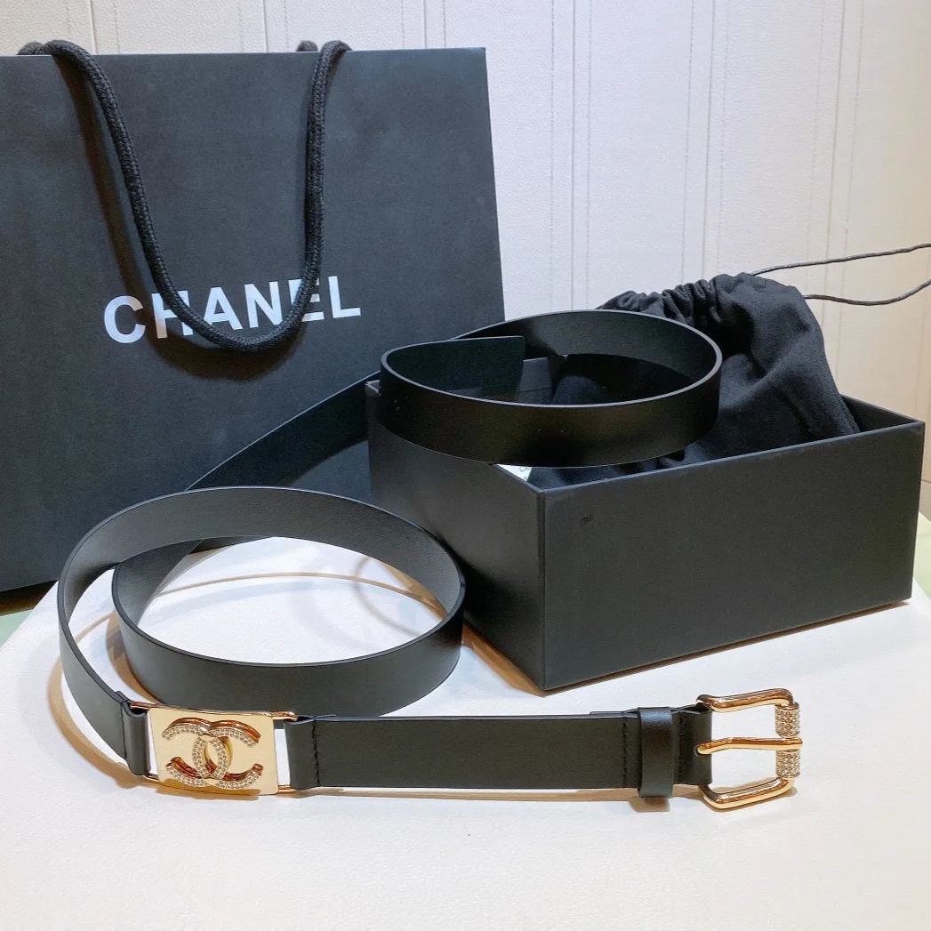 【CHANEL】 レディース  幅：3.0CM 長：155-165CM