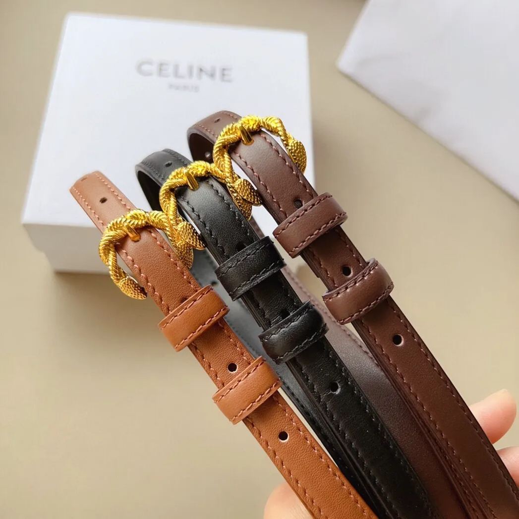 【CELINE】 レディース  幅：1.5CM 長:90-110CM