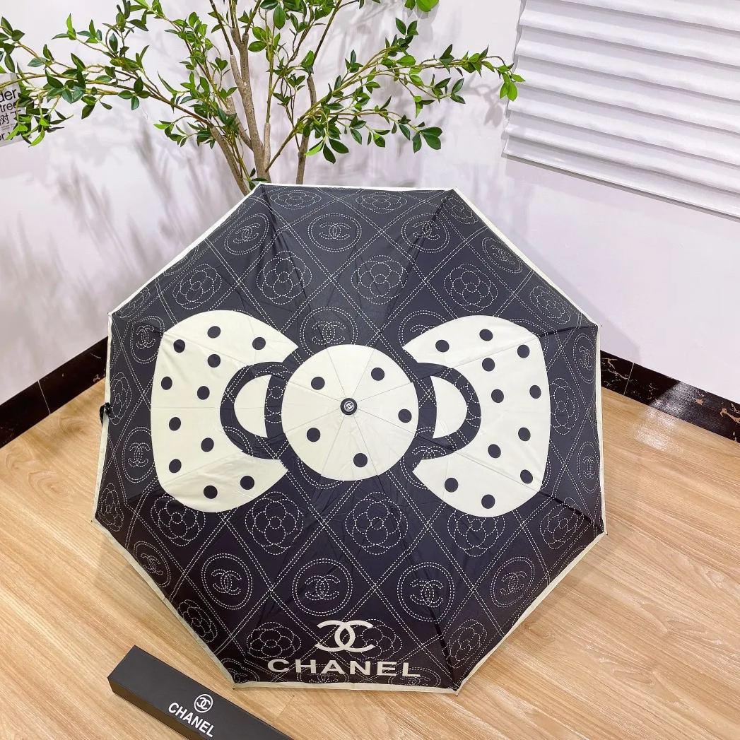 【CHANEL】折りたたみ傘 自動開閉