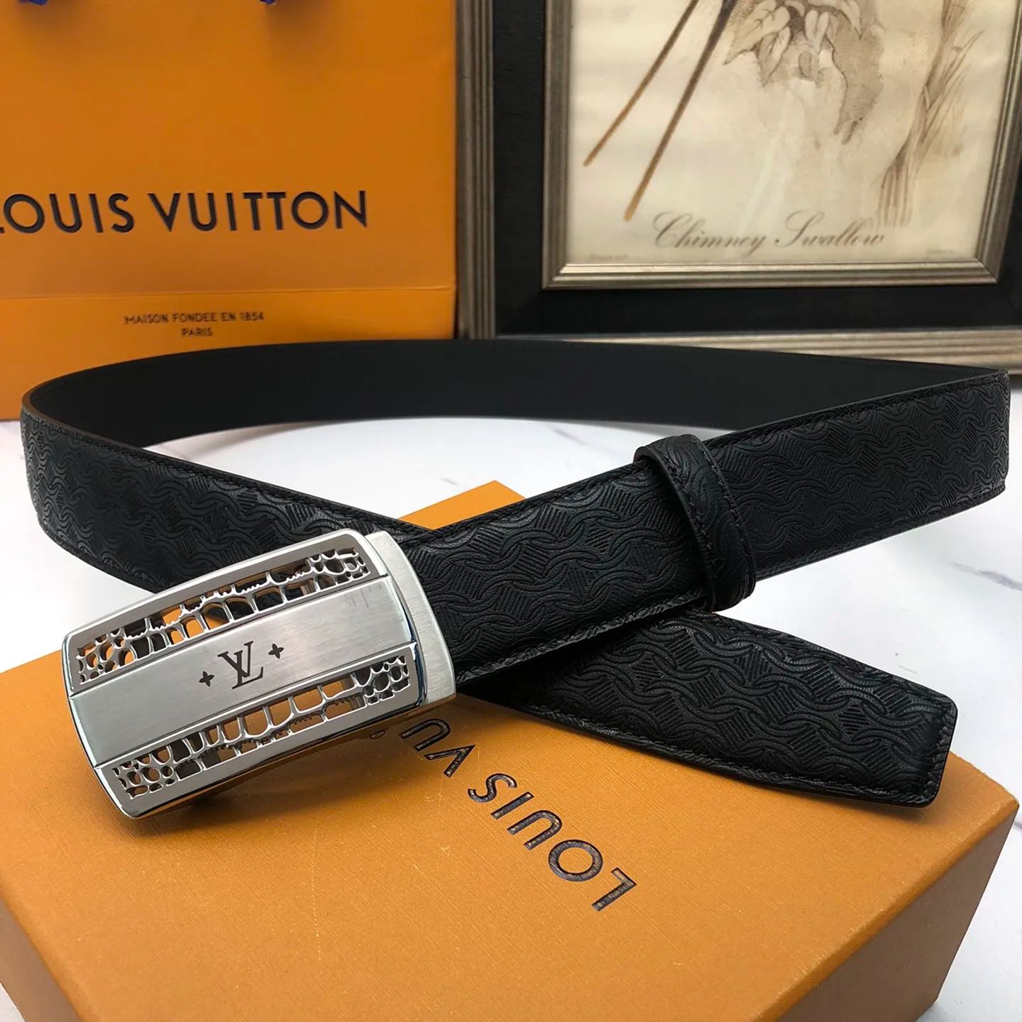 【Louis Vuitton】 メンズ  幅：3.5CM 長：105-125CM