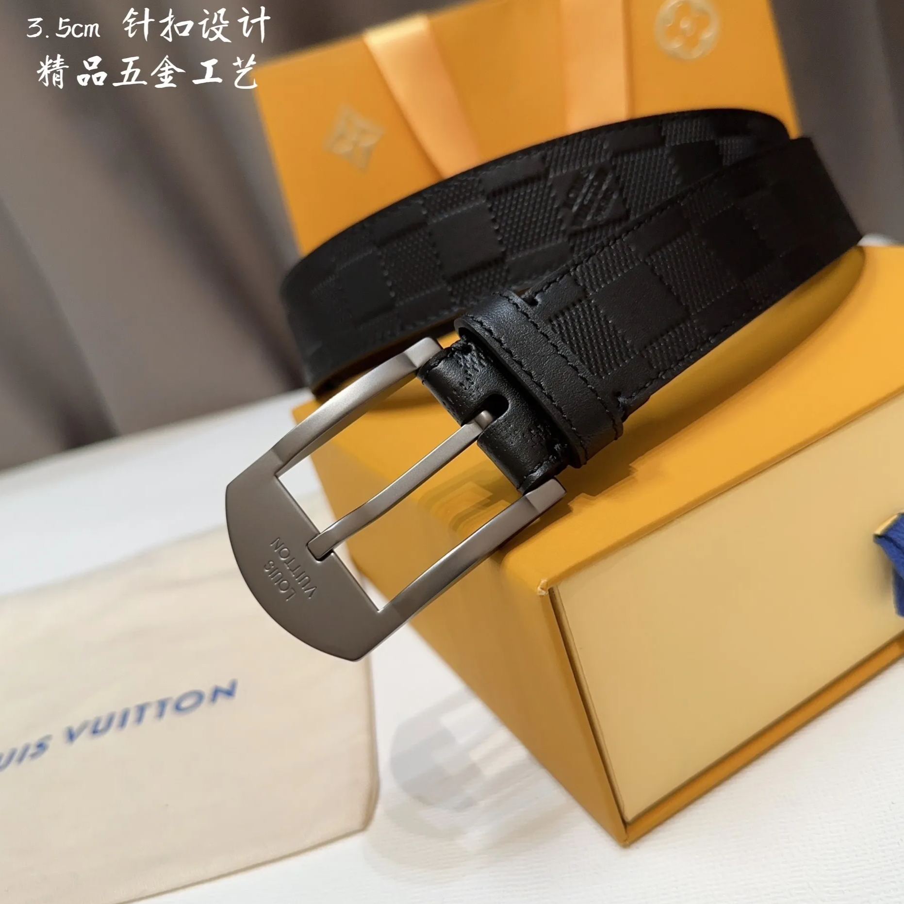 【Louis Vuitton】 メンズ  幅：3.5CM 長：105-125CM