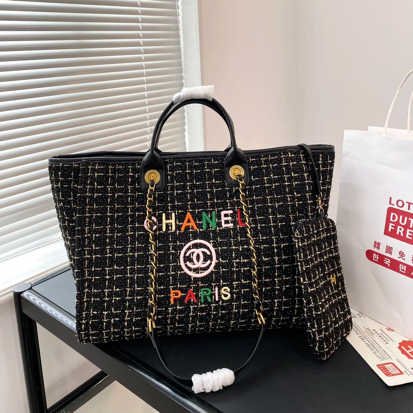 【シャネル】 tote   39*32*18cm