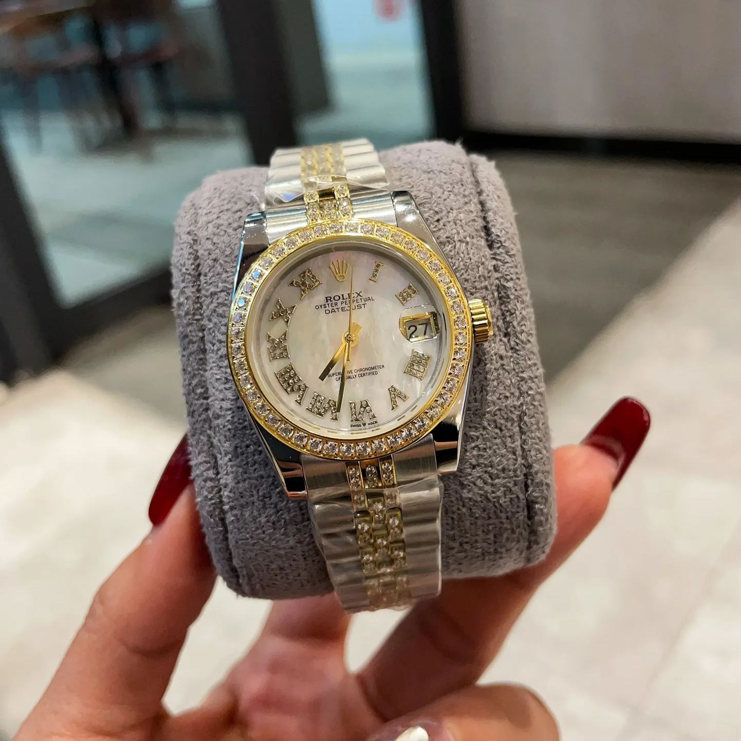 【20-25日間の輸送時間】【ROLEX】レディース  31mm