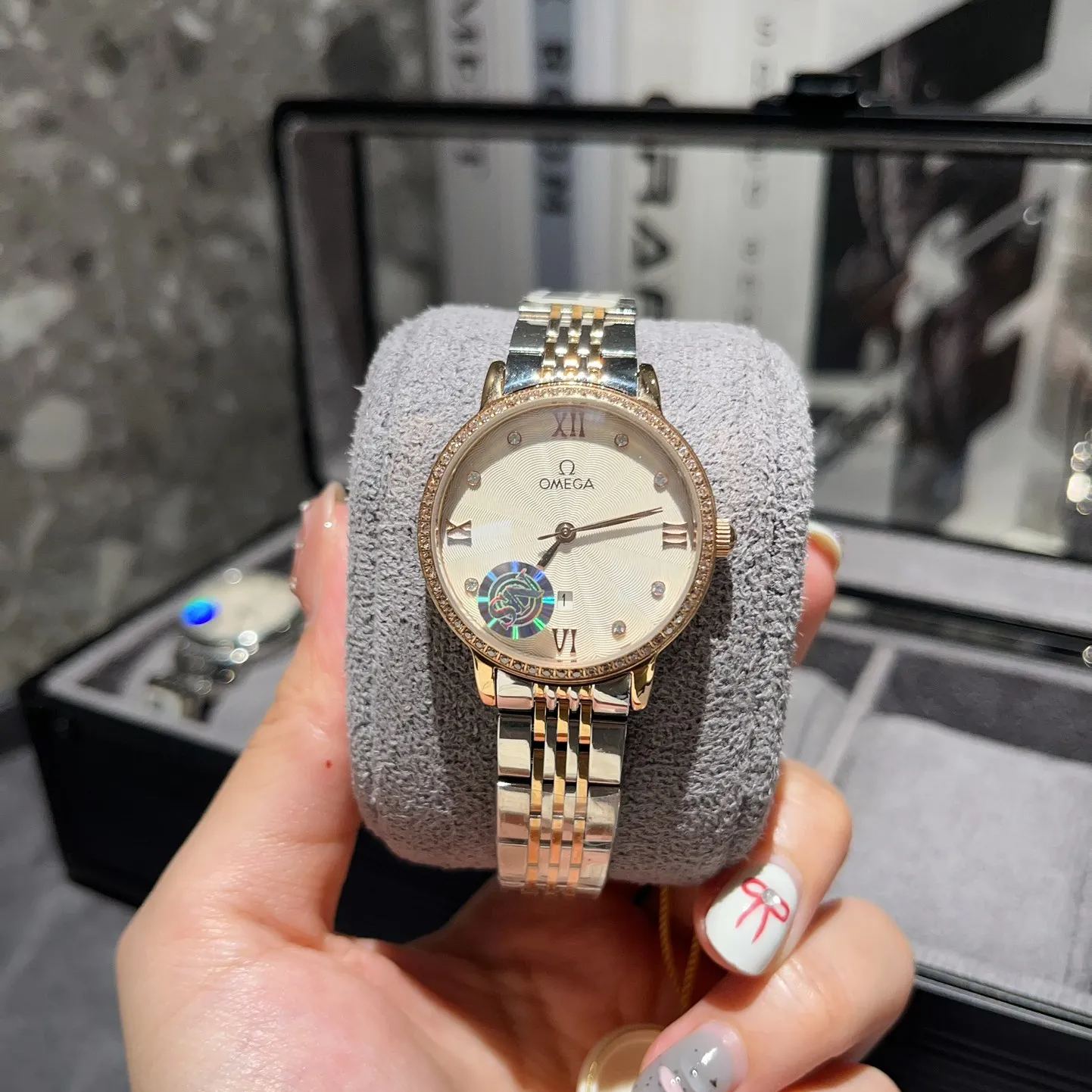 【15-20日間の輸送時間】【OMEGA】レディース  34mm