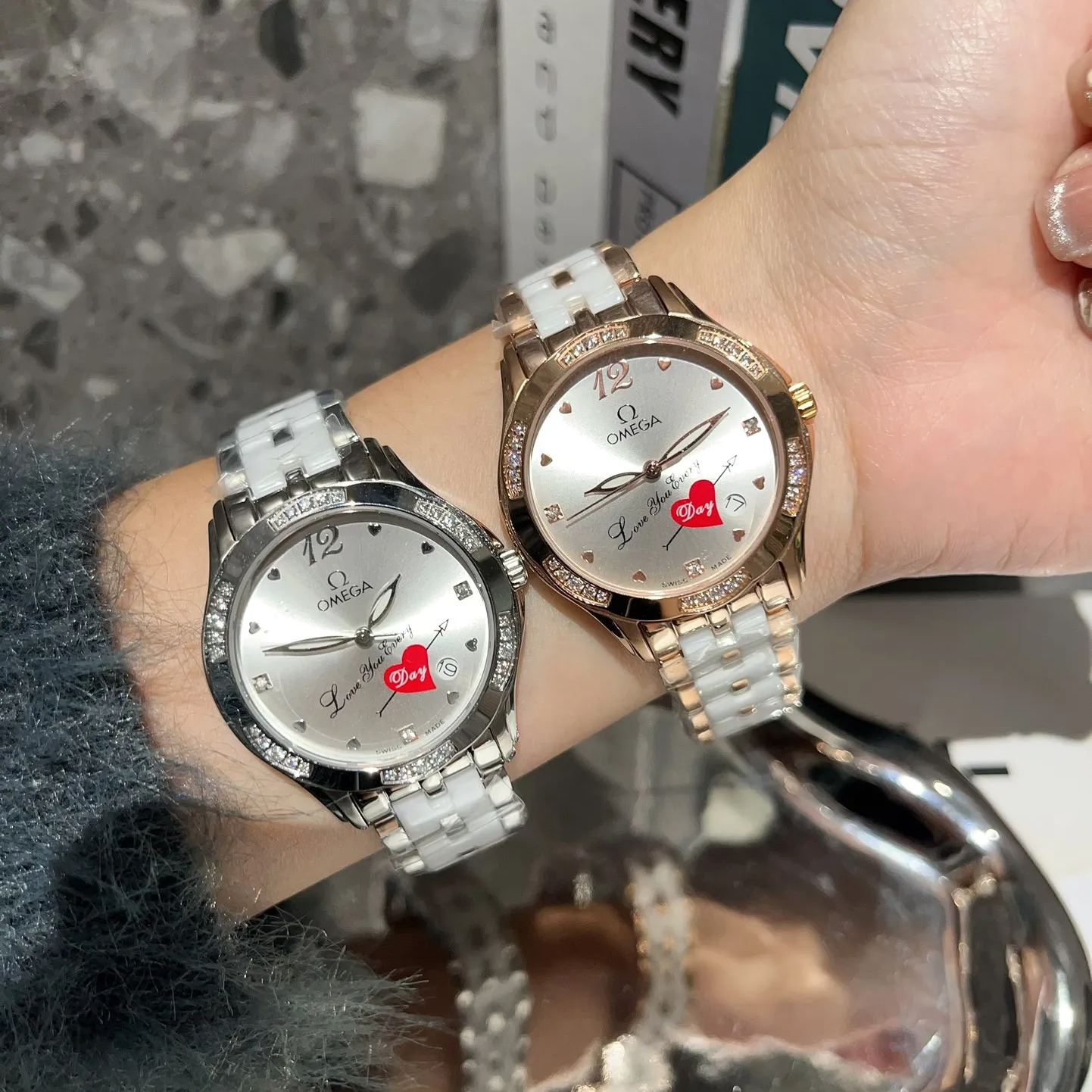 【15-20日間の輸送時間】【OMEGA】レディース  35mm