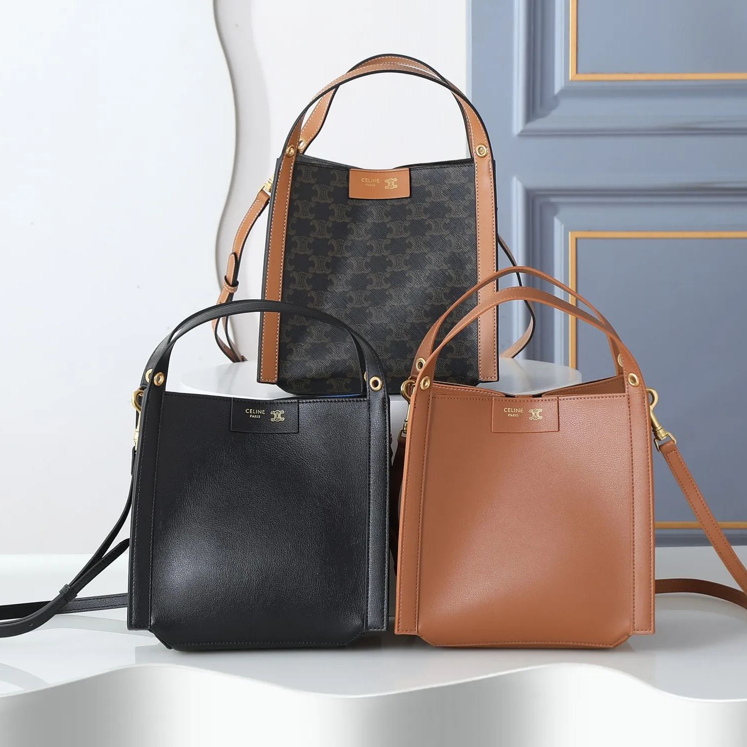 【CELINE】CUBO   18.5cm-21cm-17cm