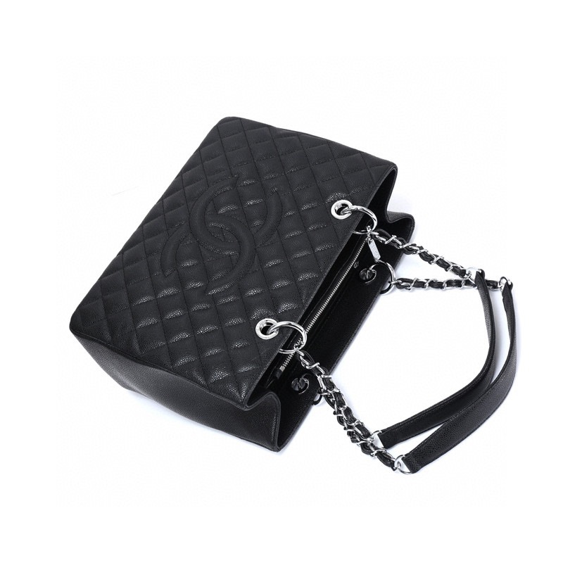 【シャネル】新作人気の斜め掛け cf mini handle 20cm カーフスキン -2色