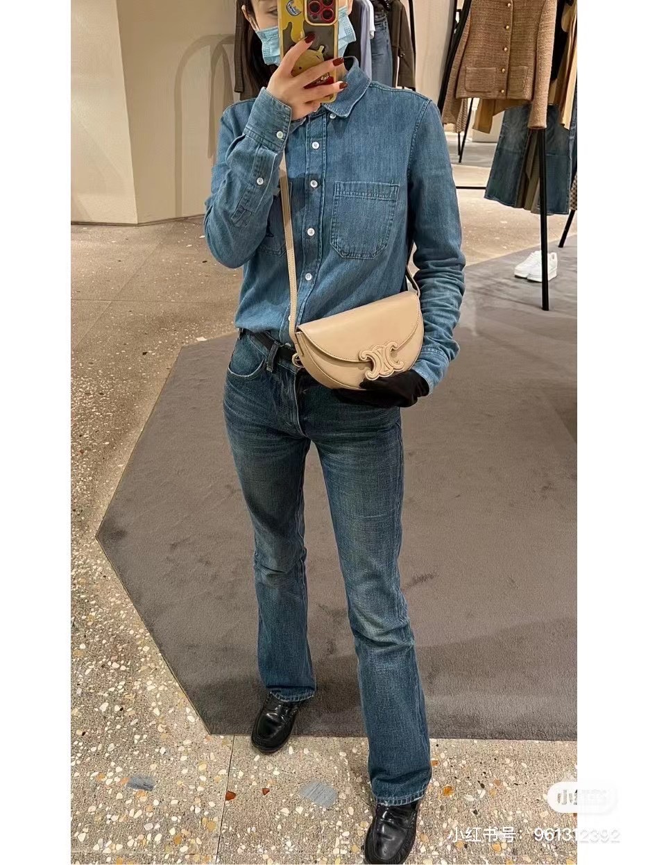 【CELINE】BESACE TRIOMPHE 23 X 13.5 X 6cm