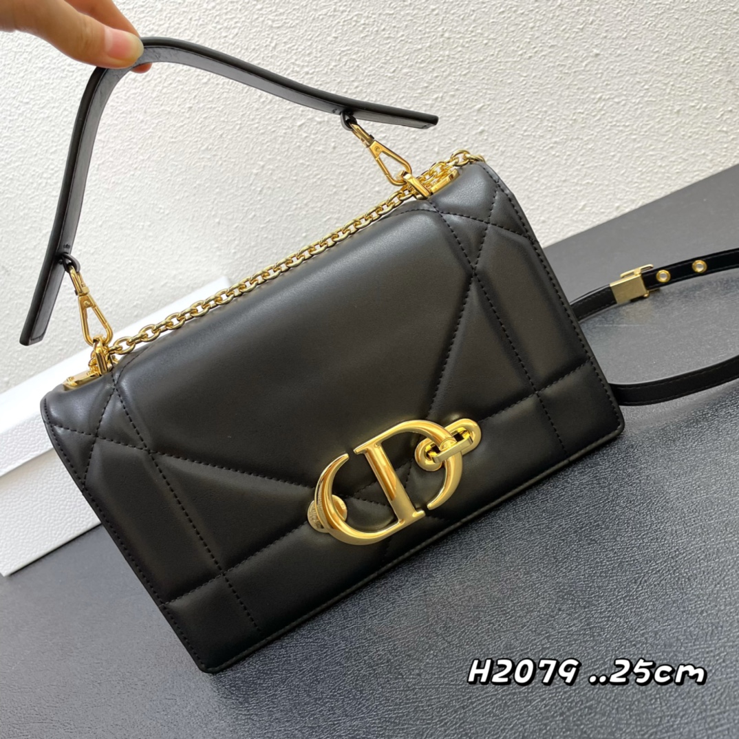 【シャネル】新作人気の斜め掛け cf mini handle 20cm カーフスキン -2色